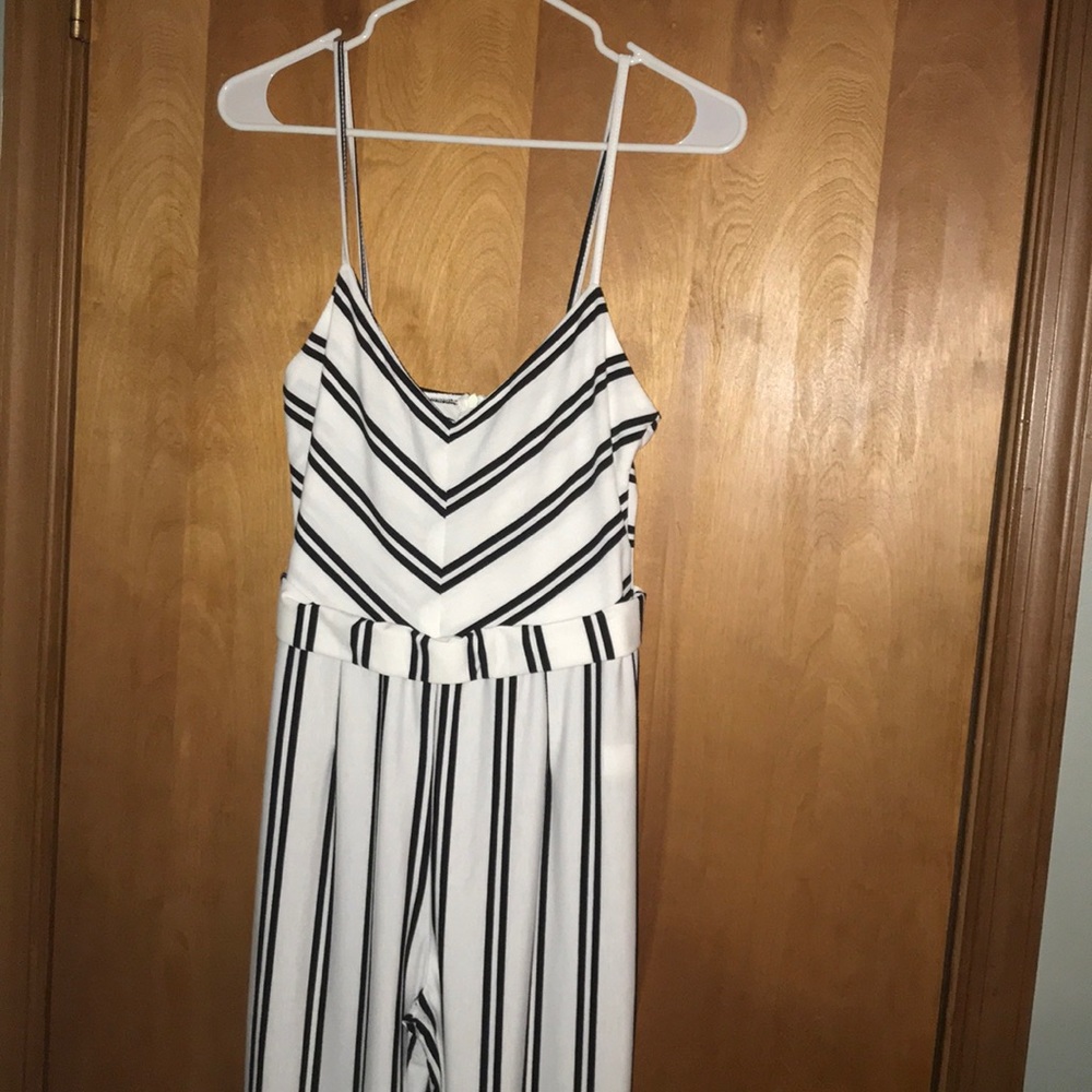 Striped jumpsuit